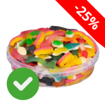 MIX żelków na Halloween 1 kg w plastikowym pojemniku