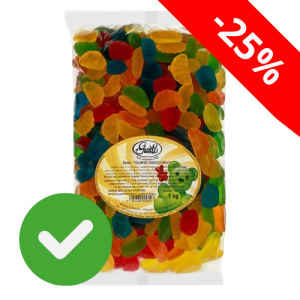Żelki Gumix Owocowe 1 kg w opakowaniu foliowym