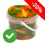 Dzikie Węże 60 cm żelki kubek 450 g