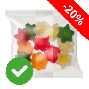 Żelki Kwiatki w kształcie kwiatów 150 g