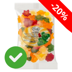 Żelki Kwiatki w kształcie kwiatów 1 kg