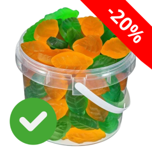 Listki miętowe żelki kubek 450 g mięta